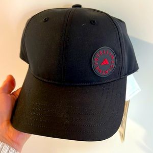 Women's Adidas Stella McCartney black adjustable sports cap